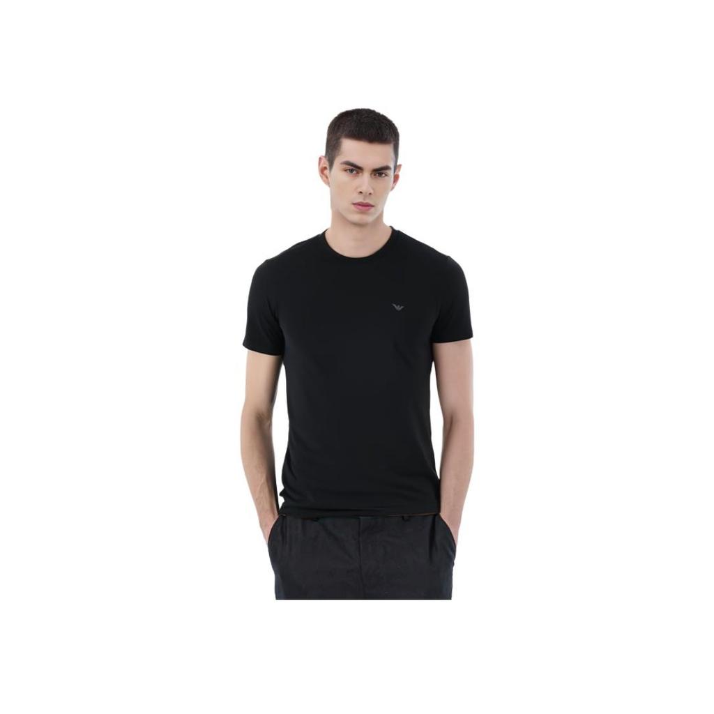 Emporio Armani Short Sleeve Round Neck T-Shirt Men Tops Black 8N1T80-1J0AZ-0999