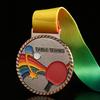 Customized Table Tennis Medal, Plating Metal Zinc Alloy Gold, Silver, Bronze, School Sports Game, Creative Souvenir Rewards, 1Pc