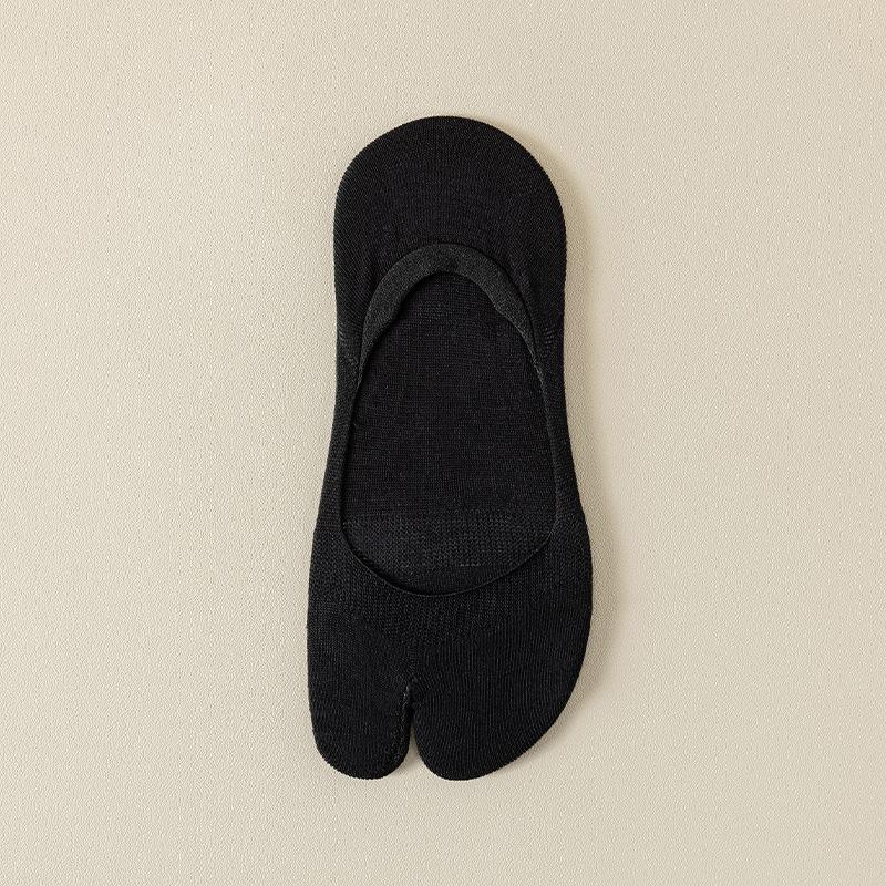 Damen Sommer Dünne Rutschfeste Nicht-Absatz-Antibakterielle Atmungsaktive Flache Unsichtbare Zehensocken ohne Knochen