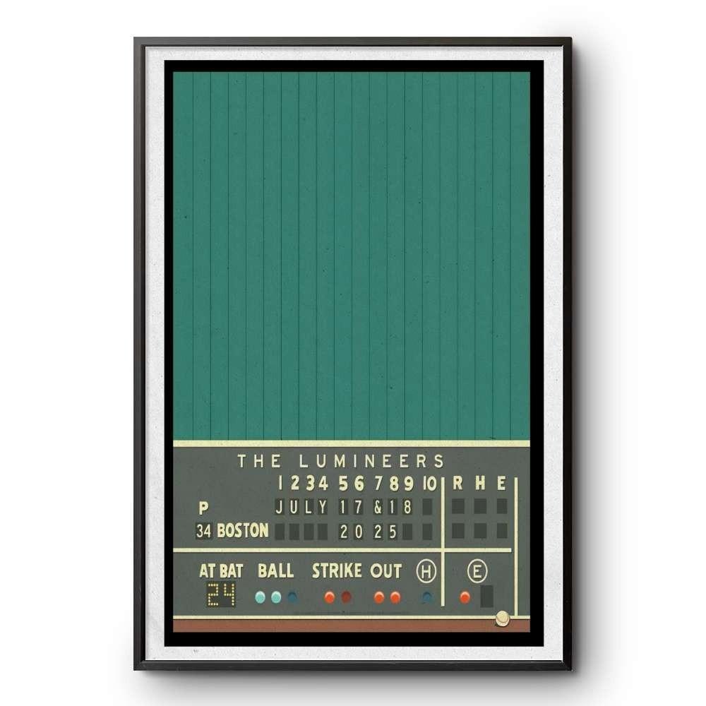 Poster!! The Lumineers Concert Boston MA at Fenway Park July 17  18 2026 Poste S