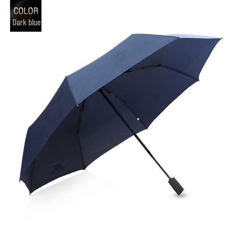 In Stock: New 125cm Single-Layer Automatic Folding Umbrella - PURPLERAIN (Purple)