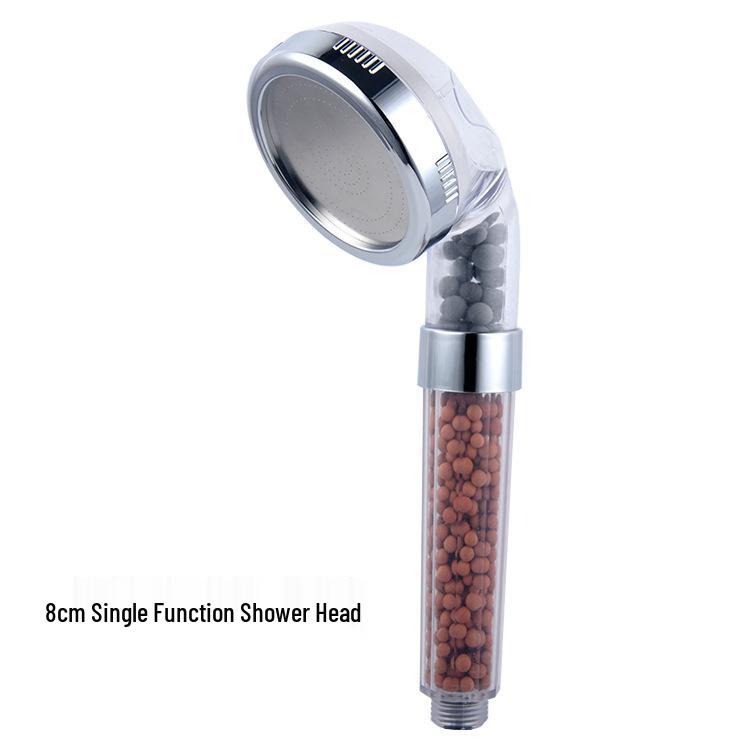 Three-Speed Handheld Shower Head with Strong Water Flow and Filtered Water Booster