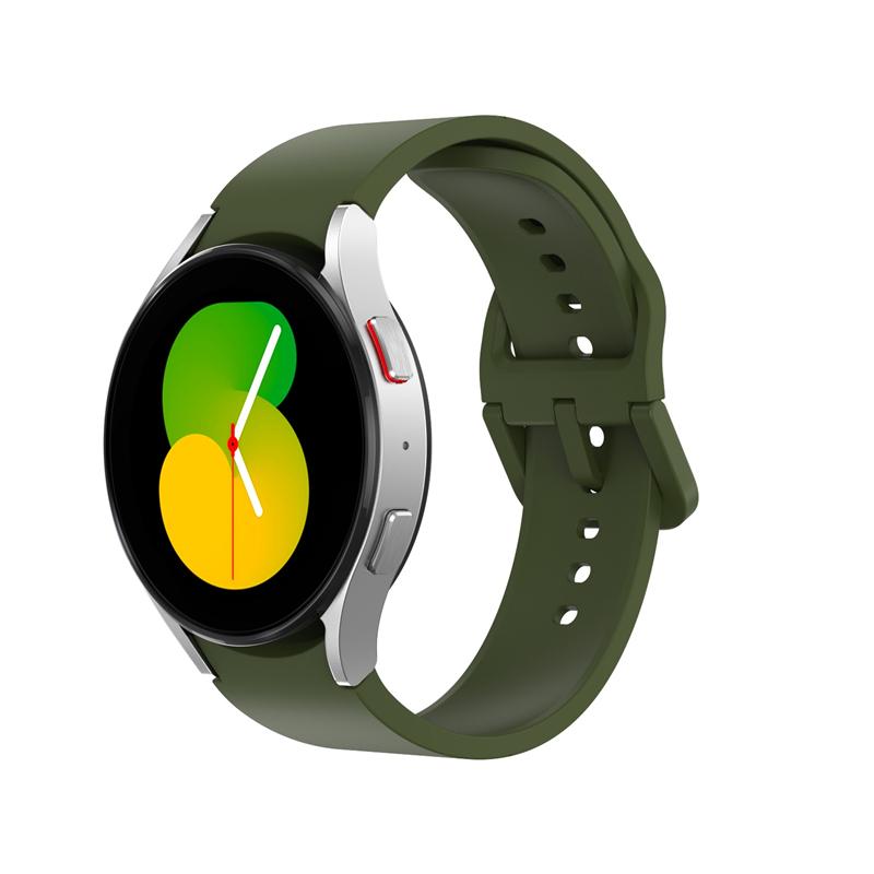 Lückenloser Silikonarmband für Samsung Galaxy Watch 7/6/5/4 40mm 44mm 5 Pro 45mm Buntes Sportarmband für Watch 4 6 Classic Correa
