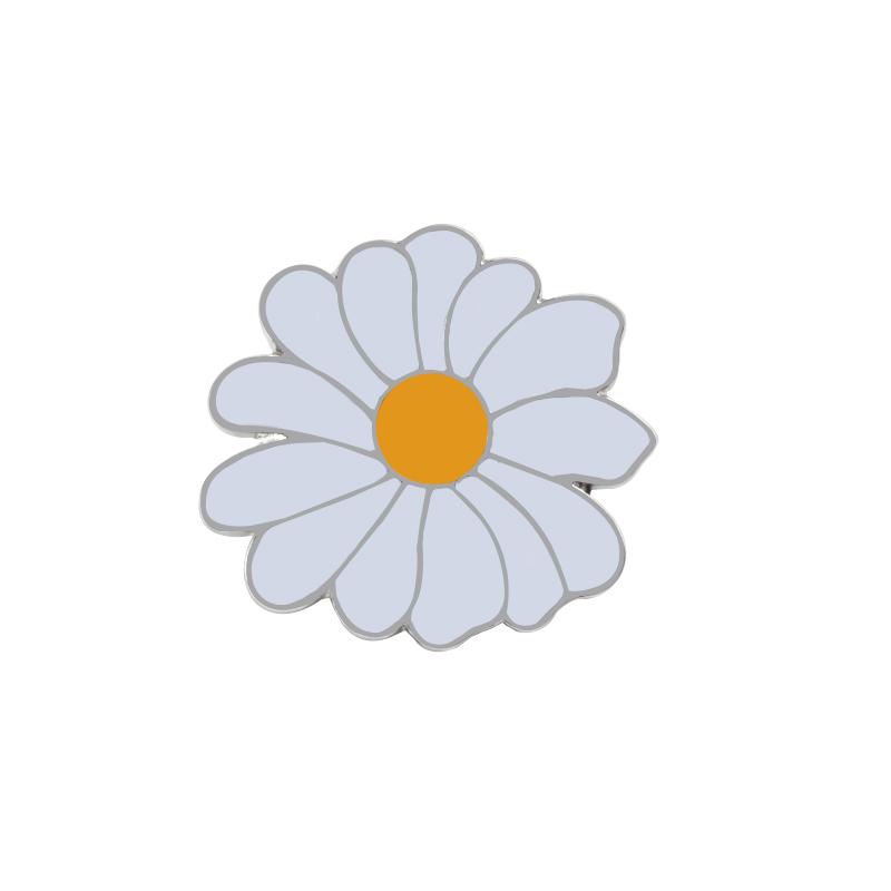 

Pretty Daisy Brooches Cartoon Fashionable Flowers Badge Enamel Pins Backpack Denim Lapel Pin Jewelry Gifts for Girls Accessories