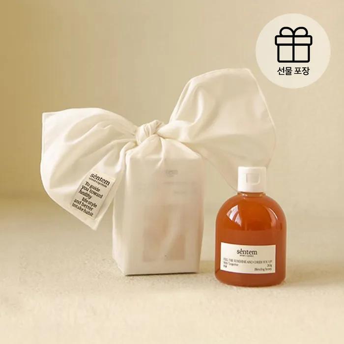 Honey Gift Set 1 Pack with Card 6-flavor Blend: Apple Cinnamon Ginseng Green Tea Ginger Sesame Mugwort Tangerine