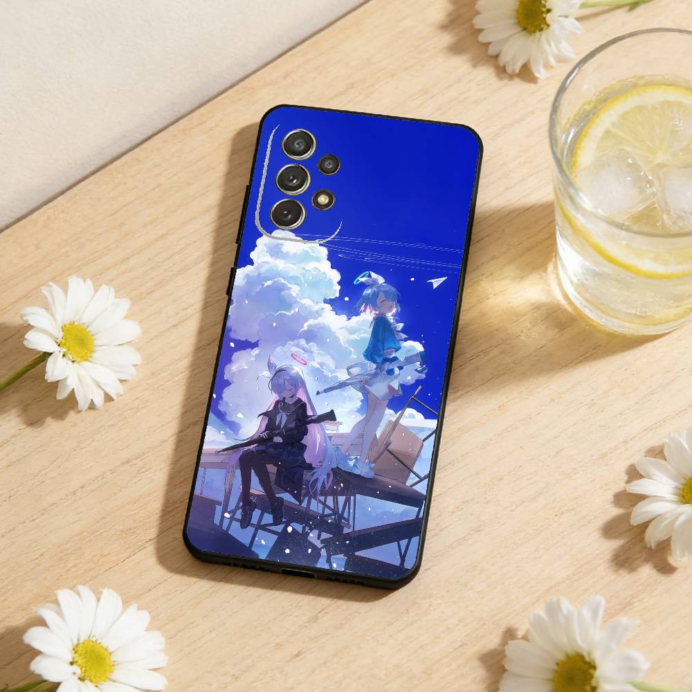 

Blue Archive Phone Case For Samsung S26,S25,S24,S21,S22,S23,S30,Ultra,S20,Plus,Soft Silicone Black Cover Samsung S21plus