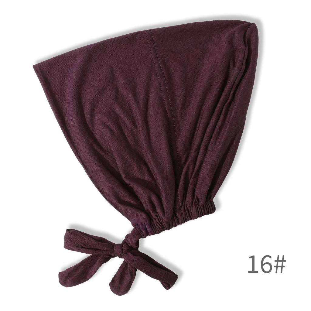 Premium Mercerized Cotton Adjustable Elastic Hair Cover Cap