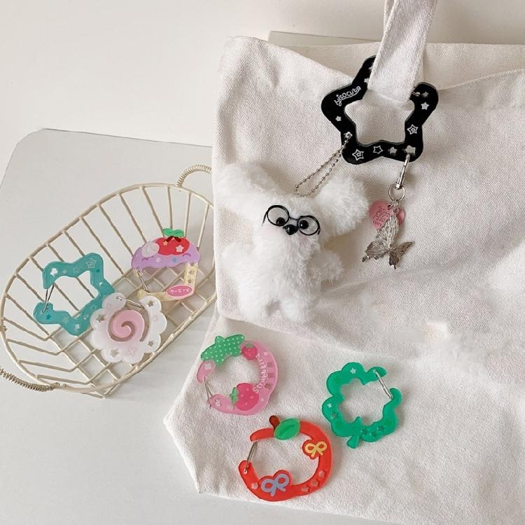 Praktischer Funktionaler Karabiner Schlüsselanhänger Schlüsselanhänger Clip Rucksack Anhänger Handbuch Dekoration Ita Bag Schnalle Zubehör