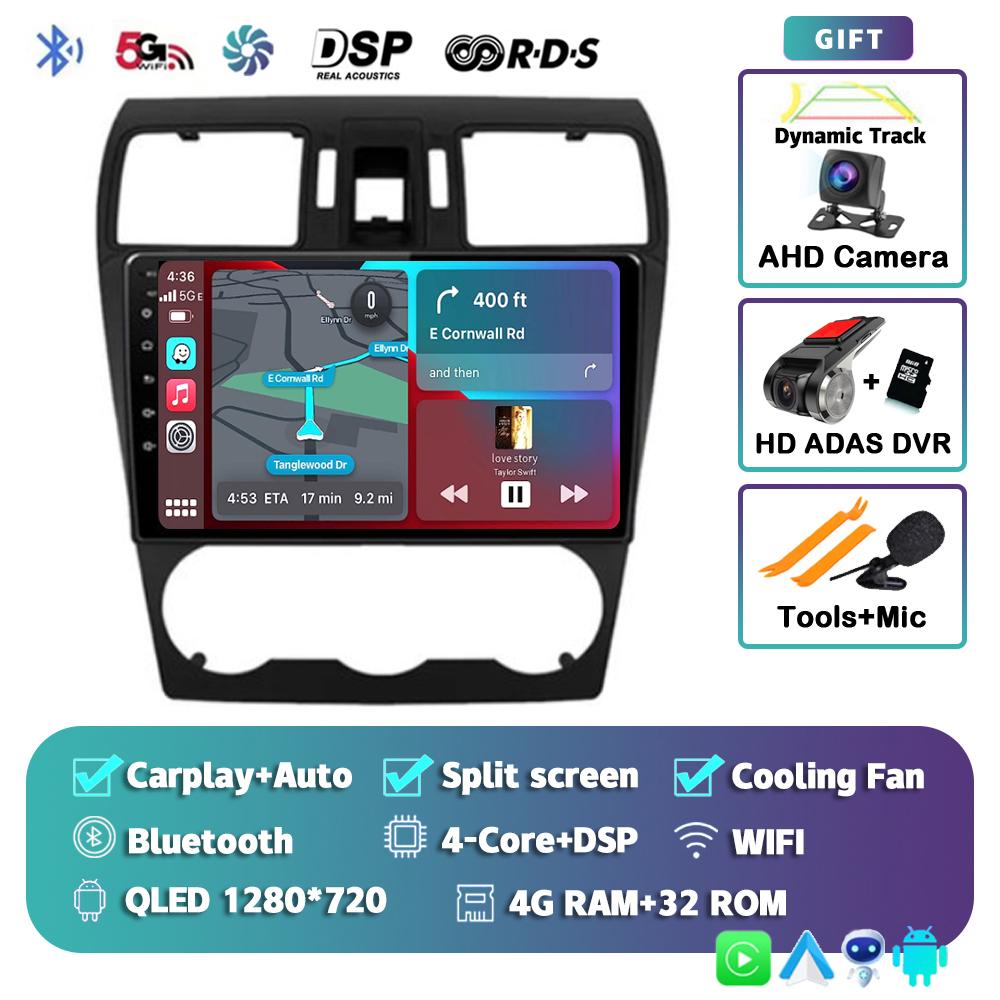 Android 14 Carplay Car Radio For Subaru Forester 4 WRX SJ XV 2012-2015 Multimedia Video Player Navigation Stereo Head Unit 2din