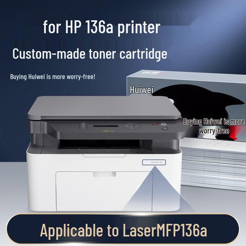 Compatible HP 136a Black Toner Cartridge