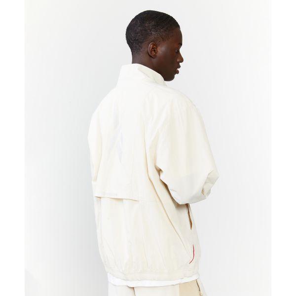 Reebok X Vector Stand Collar Loose Casual Long Sleeve Windbreaker Unisex Outerwear Beige REJU4EJ30I1