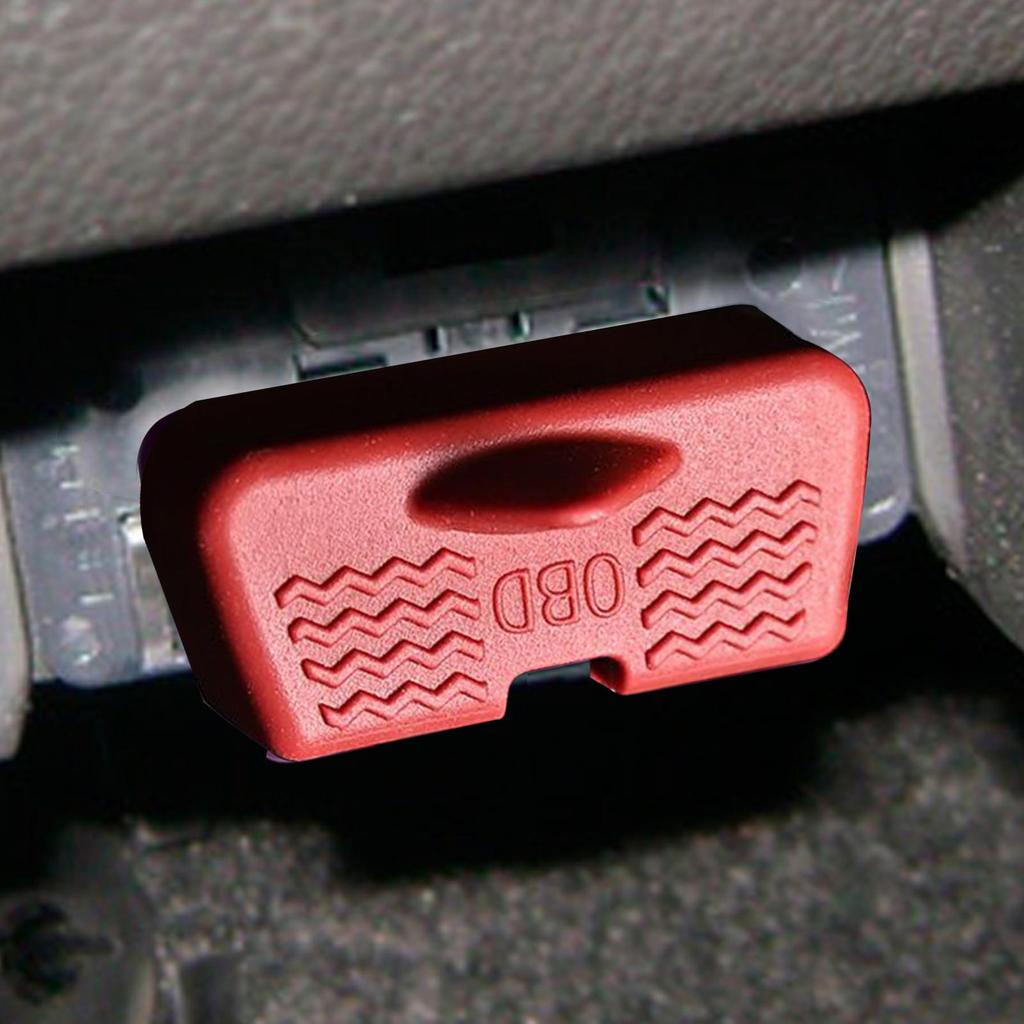 OBD Dust Cover Silicone Dustproof Anti-Theft Auto Supplies OBD Scanner Cover For SUV RV Vehicle Trip Travel Driver Pickups Daily