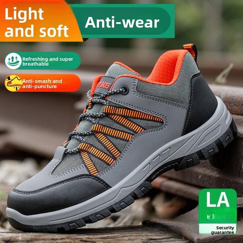 

Anti Smashing Safety Shoes Waterproof Men s Work Shoes Lightweight Work Footwears Protection Steel Toe Shoes Anti-puncture 45
