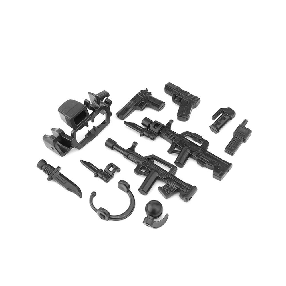 25/50/100/200Pcs Military SWAT Gun Cannon Building Blocks Weapon Army Police MOC Figure DIY Accessories Model Bricks DIY Toys