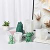 Holding Lotus Root Frog Silicone Candle Mold Cartoon Prayer Frog Aromatherapy Candle DIY Gypsum Resin Decoration Making Mould