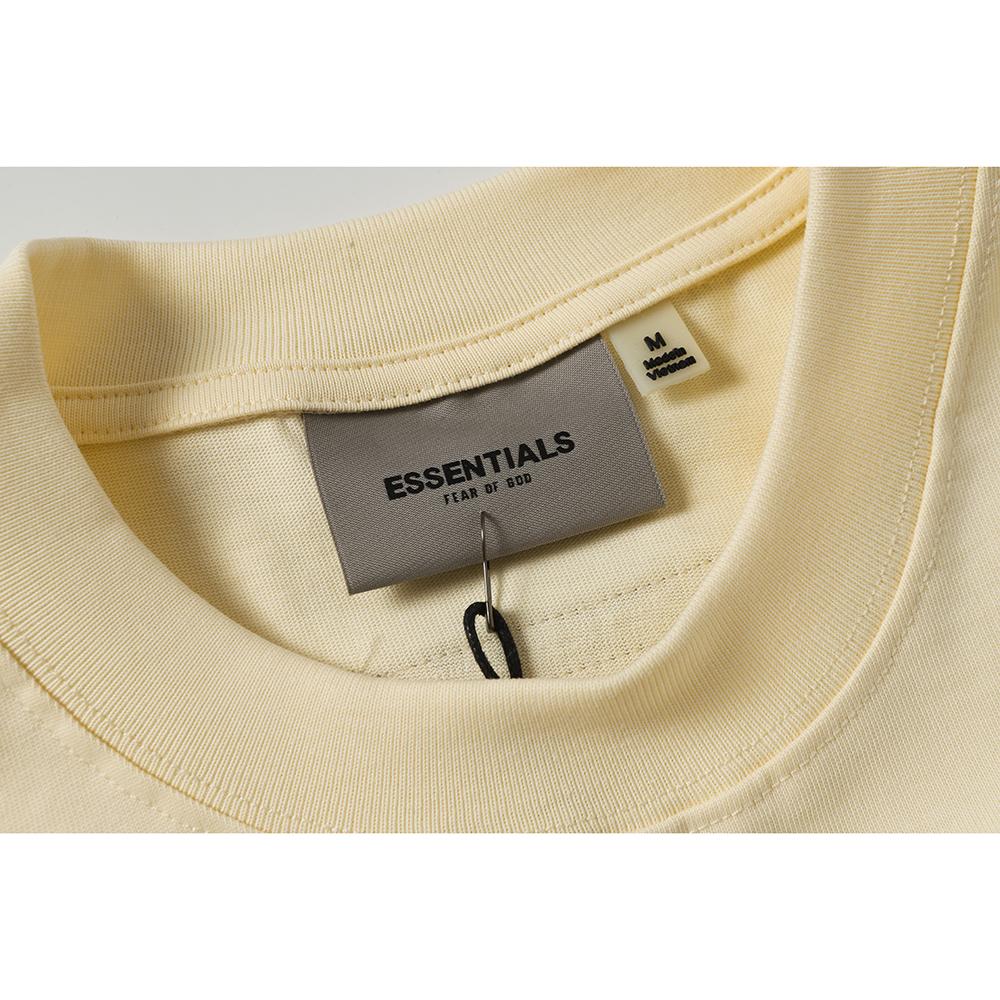 F101 Fear Of God Essentials Letter Print Oversized T-shirt Crewneck Sweatshirt - Unisex Streetwear Pullover