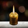 Portable Small Alcohol Burner Lamp Aluminum Alloy Alcohol Stove with Cotton Cord for Outdoor Survival Camping Hiking