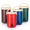 Dual-Layer Stainless Steel Insulated Bucket for Food, Milk Tea, Soup, Boiling Water, and Coffee.