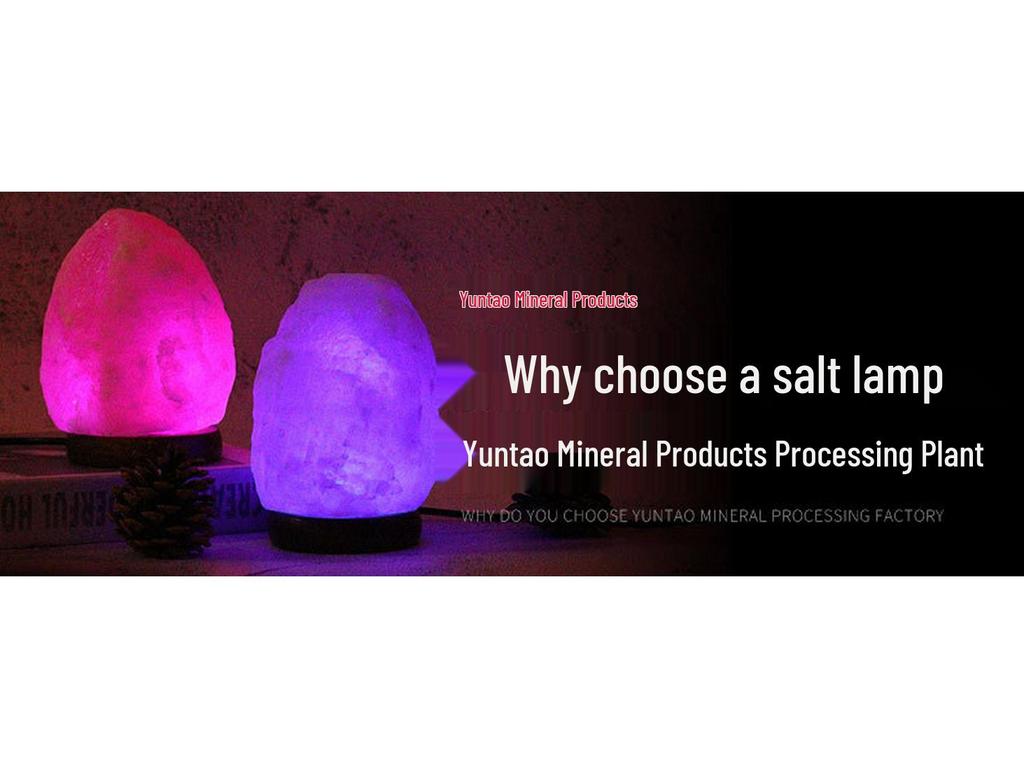 Himalayan Salt Lamp USB with Colorful LED & Warm Yellow Night Light