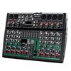 BOMGE Professional Audio Mixer Soundboard Console Desk System Interface with Computer 48V Phantom Stereo DJ Studio DSP for Professionals and Beginners