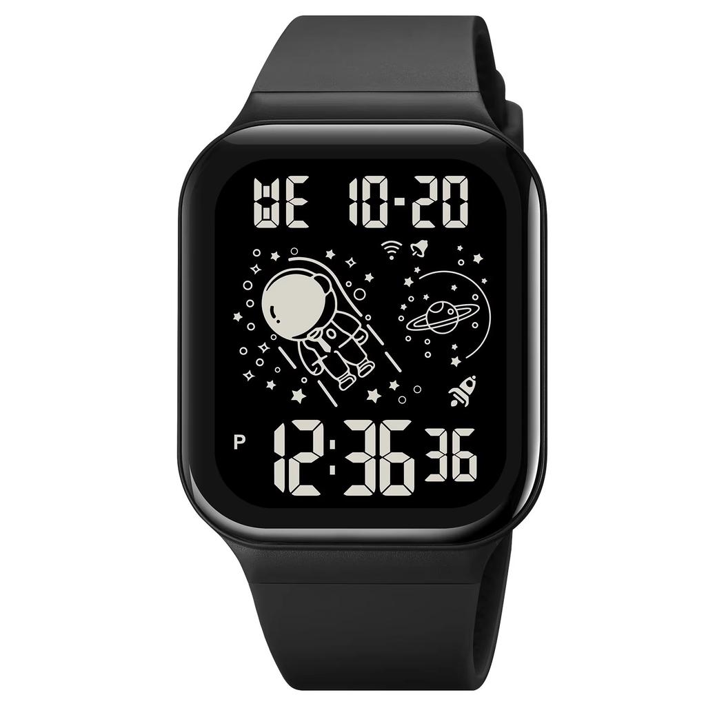Skmei 1863 Watch Date Week 12/24 Hour Clock Wristwatch Multi-Functional Men's Electronic Students Waterproof Sport Alarm Watches