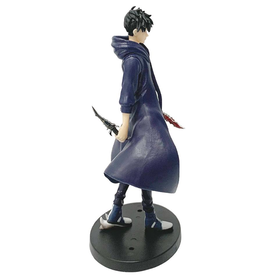 21CM Figurka Anime Solo Leveling Król Cieni Sung Jinwoo Cheng Xiaoyu Ręczny Model Ozdoba Biurkowa Model do Kolekcji Anime Prezent