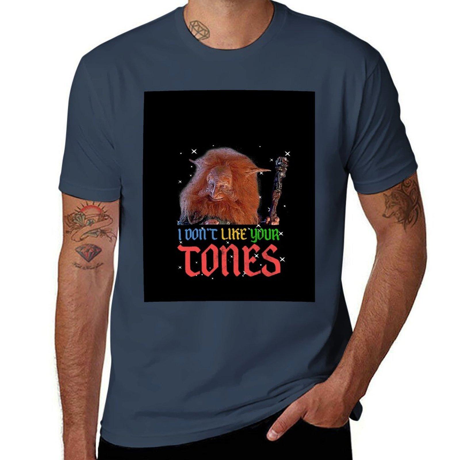 I Dont Like Your Tones Graphic Tshirt Lightweight Gym Training Tshirt S