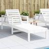 VidaXL Chaise Longue, Sunbed with Adjustable Backrests and Armrests, Sun Lounger Garden Pool Terrace Outdoor, 832539