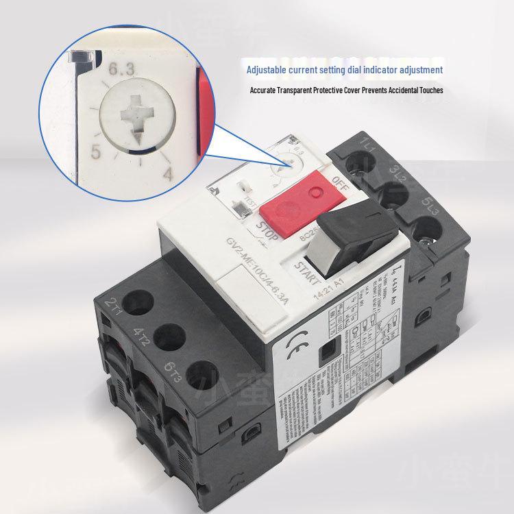 Three-Phase Motor Circuit Breaker GV2-ME10C/08C/20C/07C/16C/14C for Fan Motor Start