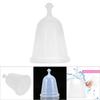 Women Reusable Medical Silicone Leak proof Feminine Hygiene Period Menstrual Cup Transparent S