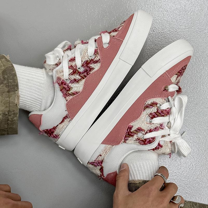 

X300 весна и лето мужские спортивные туфли для отдыха с низким верхом Guochao модная нишевая пара студенческая обувь для хлеба женская 35