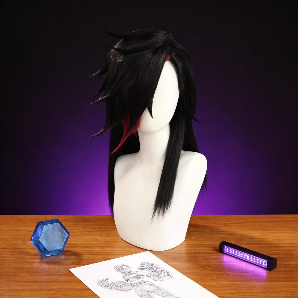 Arcane Season 2 Cosplay Wig With Black And Blonde Highlights For Costume Parties