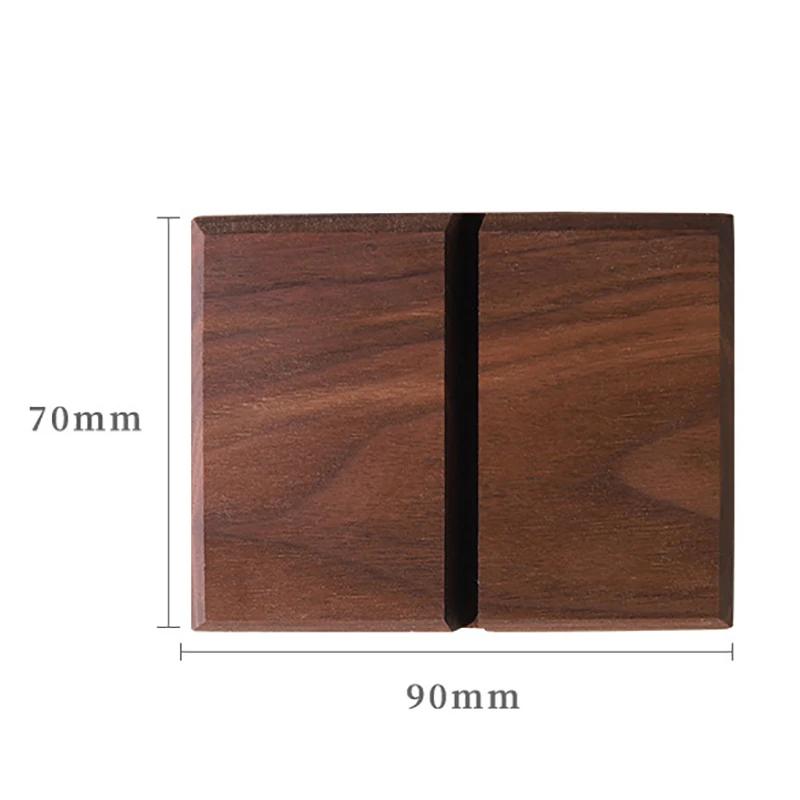 Simple Walnut Vintage Jewelry Ring Showcase Stand Creative High-end Light Luxury Jewelry Display Tray Storage Jeweler Counter  Ornaments Accessory