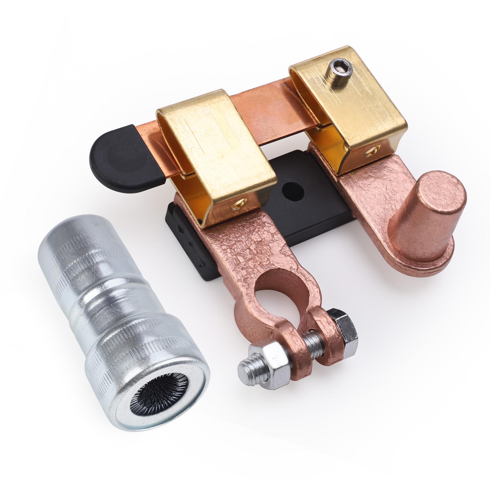 

New Positive Battery Disconnect Master Kill Switch 250A/120A 750A Brass Tin-Plated Horizontal Vertical For Car Truck Marine RV