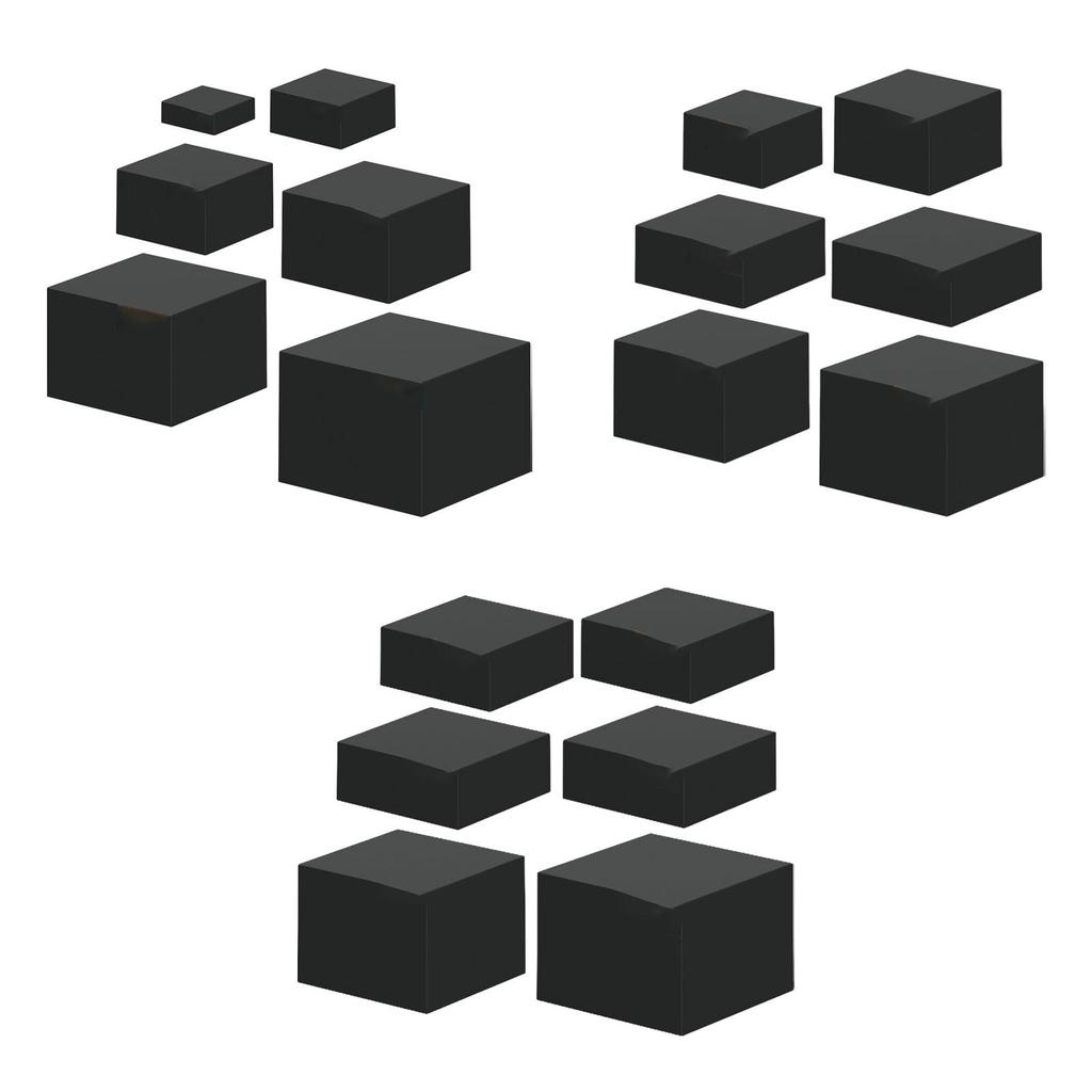 Acrylic Cube Buffet Display Stand Space Saving Food Riser for Buffet Presentation Retail Showcase and Event Setup