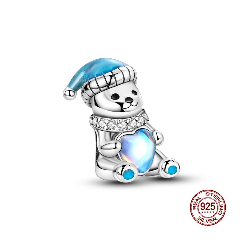 Original Charms Copper Gorgeous Bow Positioning Charms Beads Fits 3Mm Original Bracelet For Women Diy Jewelry Gifts New In