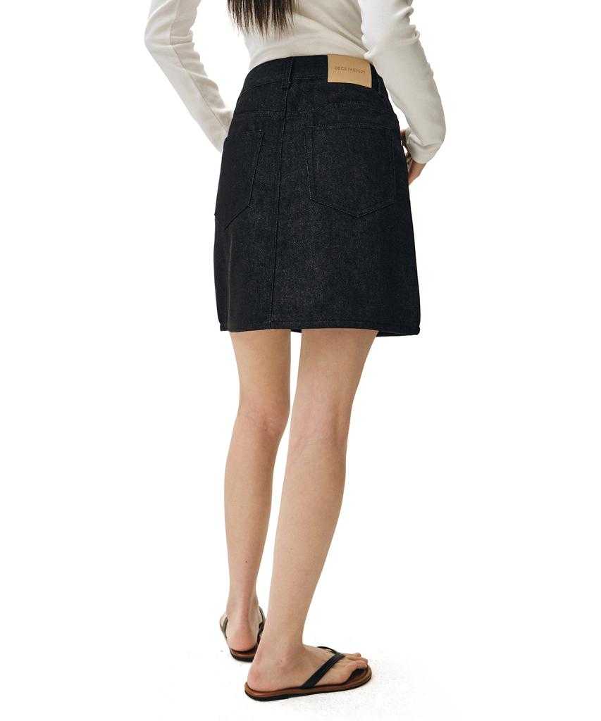 Deketeuumeon Signature Mini Skirt Dcsk001Cpblack