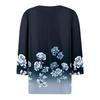 Damen 3/4-Ärmel Shirts Grafik-T-Shirts Shirts Lässige Basic-Tops Pullover