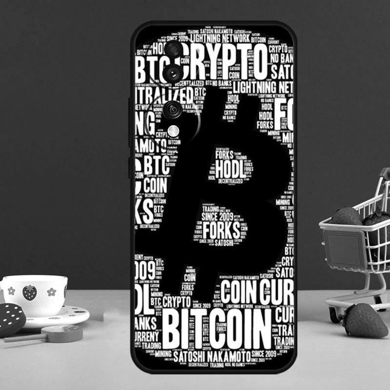 Bitcoin BTC For Honor Magic 7 6 5 8 Pro Case For Honor 400 200 50 70 90 Lite X8c X8b X9a X9b X9c X9d Win