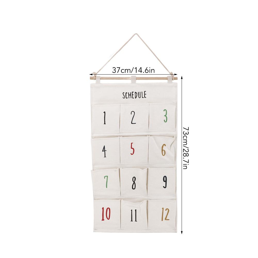 Versatile Wall Hanging Storage Bag Large Capacity Hanging Storage Pouches Dormitory