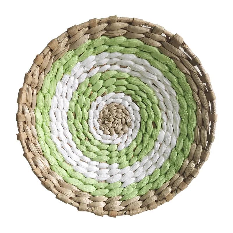 Pastoral Ethnic Wind Grass Woven Wall Decoration Moroccan Wind Wall Decoration Hand-woven Home Decoration Bedroom Decor