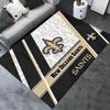 New Orleans Saints Logo Teppich für Wohnzimmer Schlafzimmer Zuhause Sofadekoration, Kinderspiel rutschfeste Bodenmatte