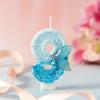 Creative Cartoon Blue Gradient Mermaid Tail Numbers Children's Birthday Candles Cake Party Decorations 1st Birthday