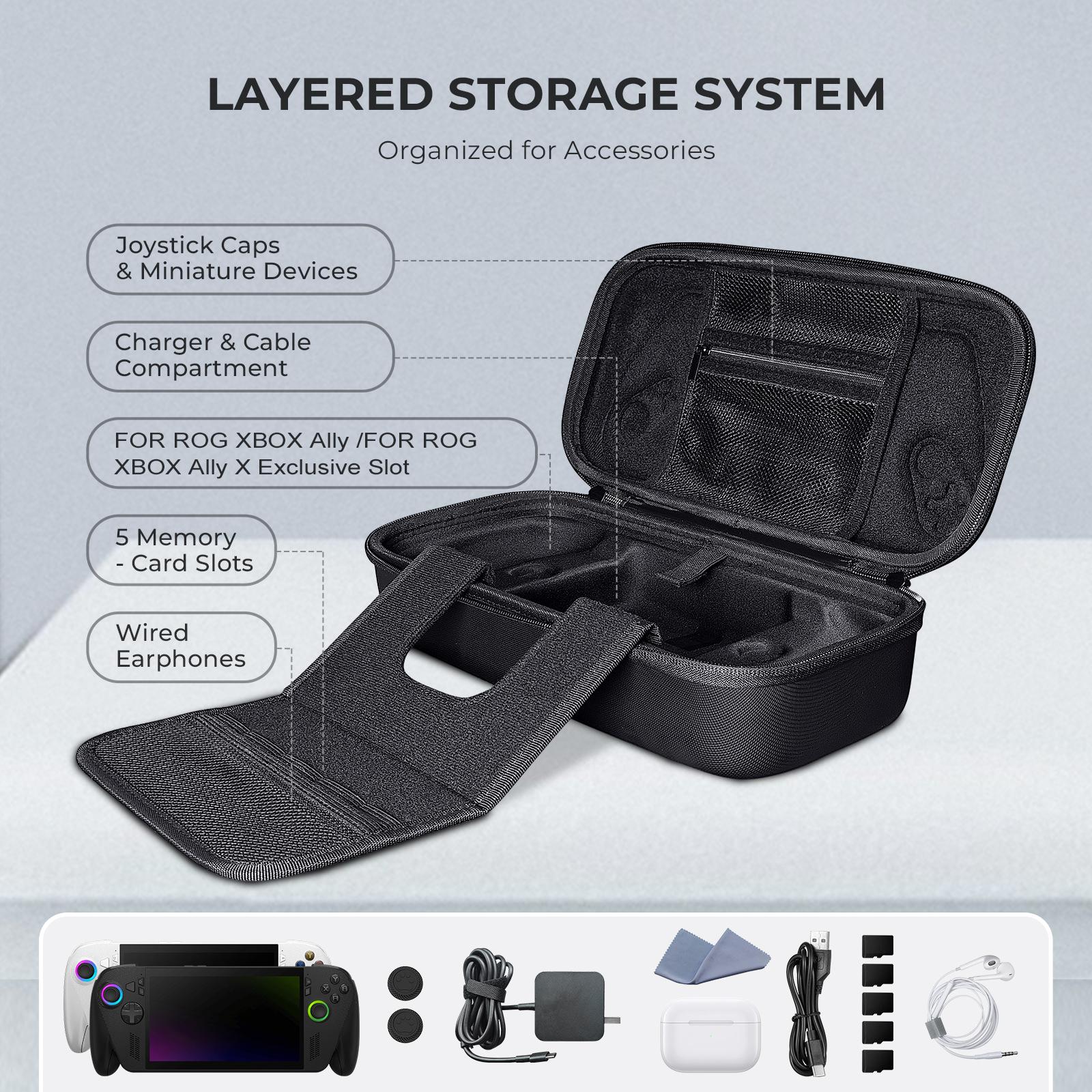 

Для ROG XBOX Ally Жорсткий Захисний Чохол для Перенесення Протиударна Сумка для Зберігання Консолі Захисна Сумка-Клатч для Консолі Подарунок для Друга China Mainland