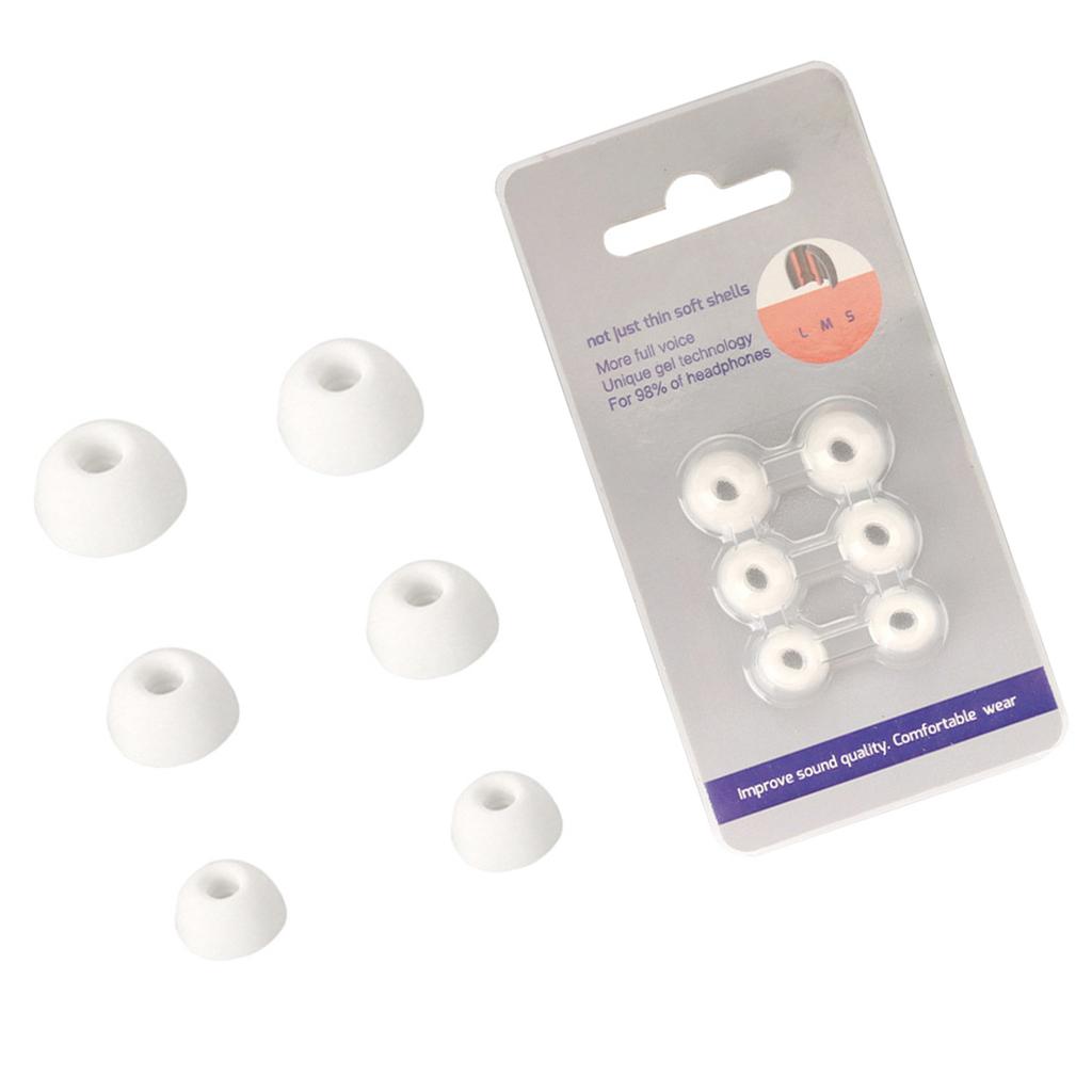 General Silicone Ear Tip set Comfortable Earbud Tip Enhances listen with Silicone Ear Tip for Earbud Ear(a)