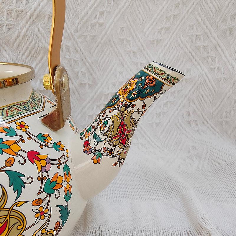 Thickened 2.5-liter Enamel Enamel Teapot Cool Kettle Milk Teapot Induction Cooker