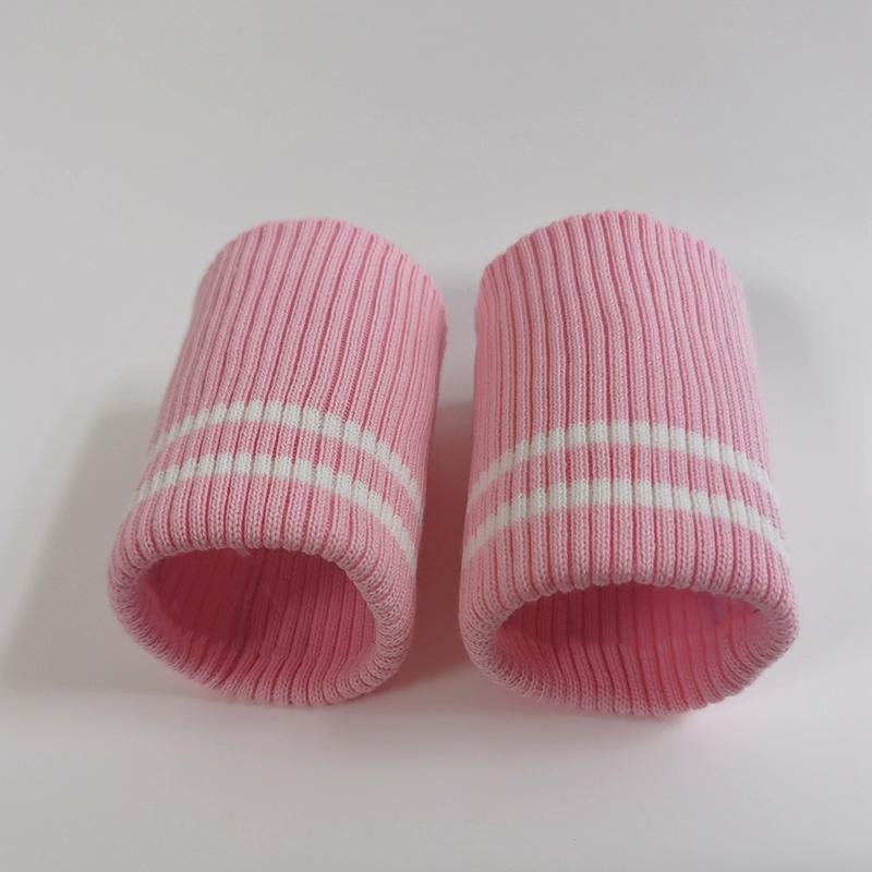 1 Pair Elastic Coarse Stripe Rib Cuff Coat Down Coat Sleeves Windproof Thread Hem Elastic Closure Garment Hem Accessories TJ6018