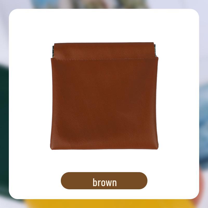 Waterproof PU Leather Makeup Bag with Automatic Snap Closure