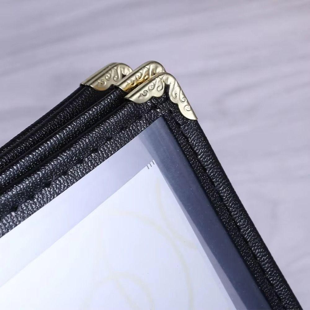Transparent Menu Cover Foldable a4 Document Holder Waterproof Menu Paper Holder  DIY Menu Making