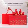Ceramic Cultural Horse Ornament: Creative New Year & Spring Festival Gift, High-End Business Souvenir